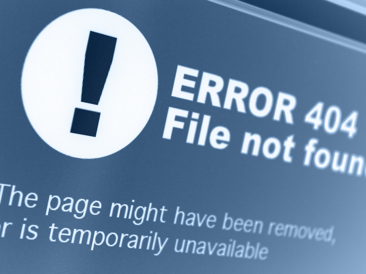 404 error, broken plugin