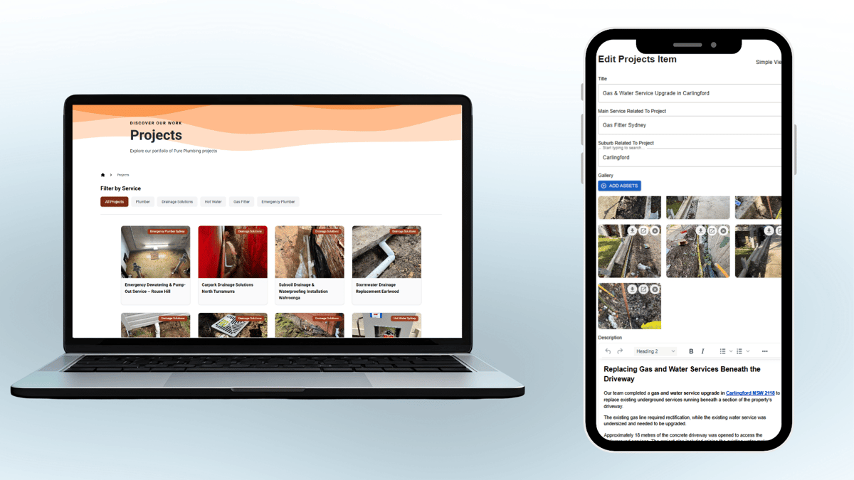 SMARTYR DXP makes adding assets easy, upload a project from onsite in minutes.