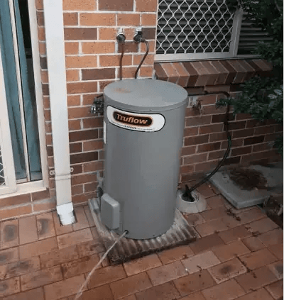 Hot water install